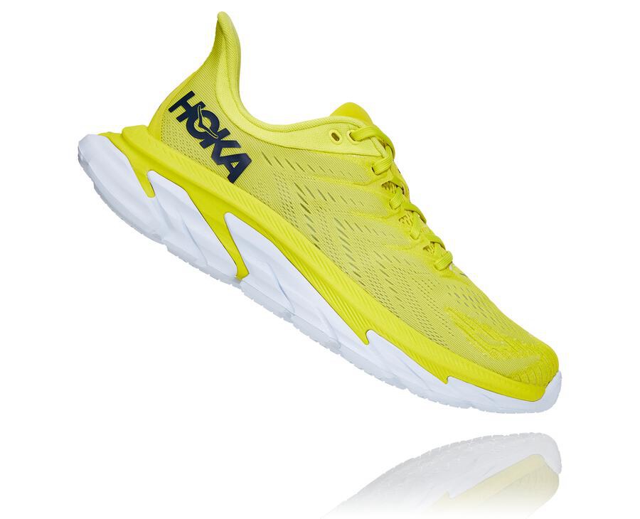 Hoka One One Tenisky Panske Fluorescencia - Clifton Edge - 42805-GJTM